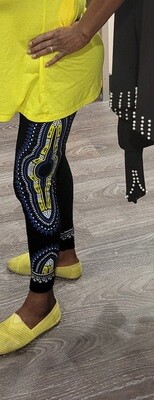 Dashiki print leggings