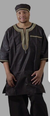 Mens Gold trimmed Luxury  pants set