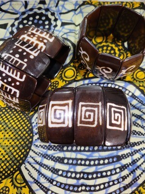 Adinkra stretch bracelets