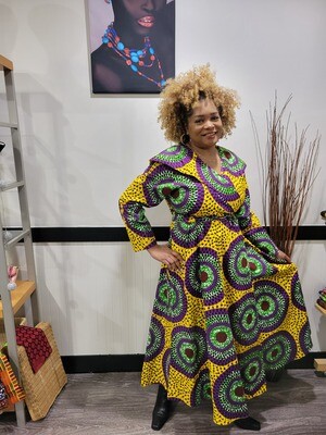 Wrap Dress /Yellow