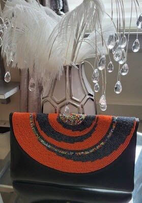 Masai beaded / orange sz 39