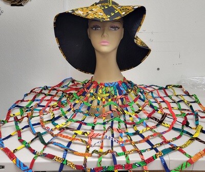 Ankara collar neck wear