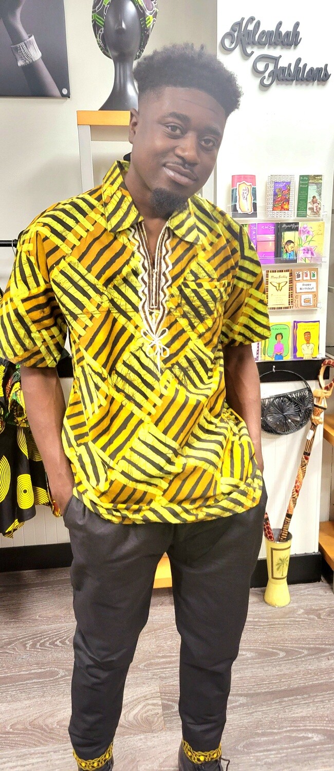 Mens Custom  Dashiki top