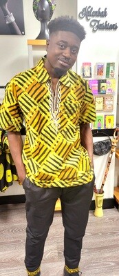 Mens Custom  Dashiki top