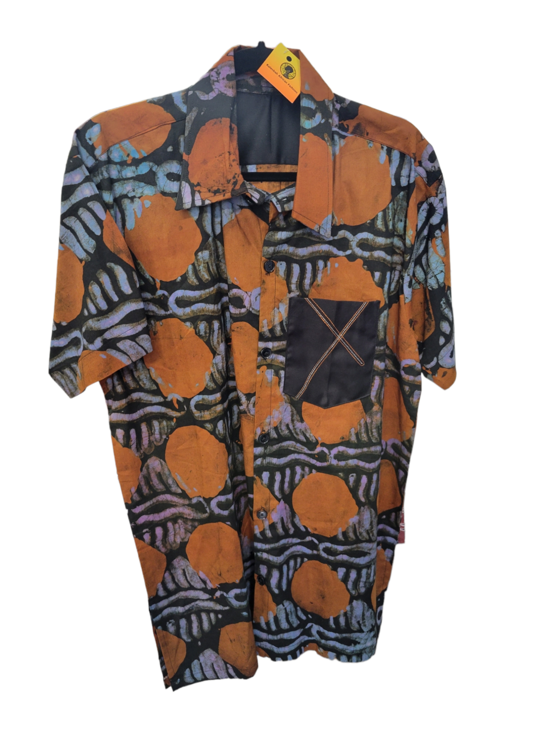 Kente accent shirt