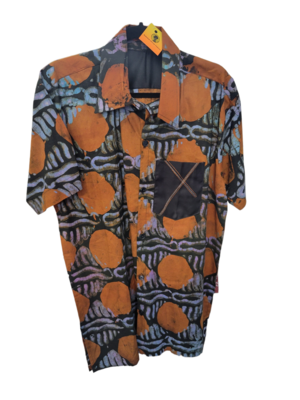 Kente accent shirt