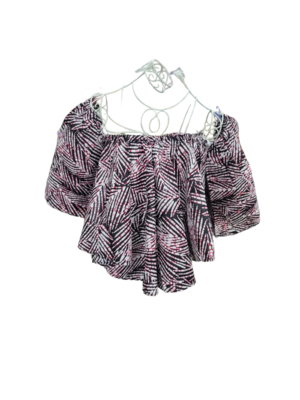 Off shoulder flare top