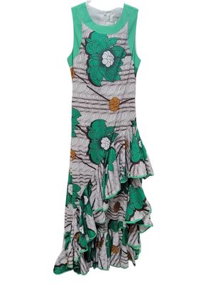 Nikki Flare dress green