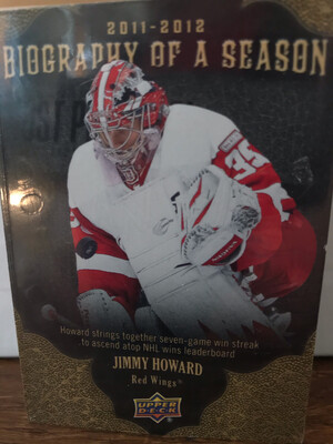 2011-2012 Biography Of A Season-Jimmy Howard
