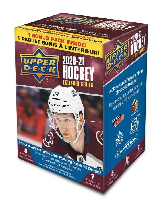 2020-2021 Upper Deck Hockey Extended Series Blaster Box