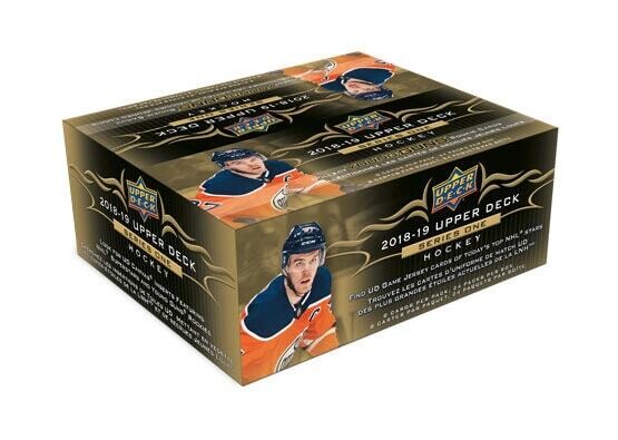 2018-2019 Upper Deck Series 1 Hockey Retail Box