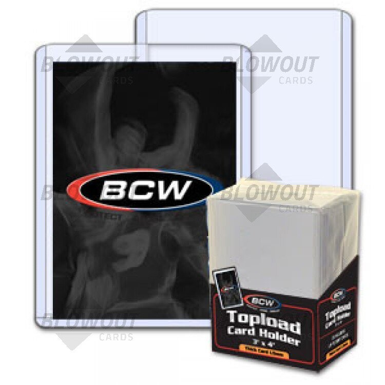 BCW Topload Rookie Card Holder 3"x4" 35 Pt.