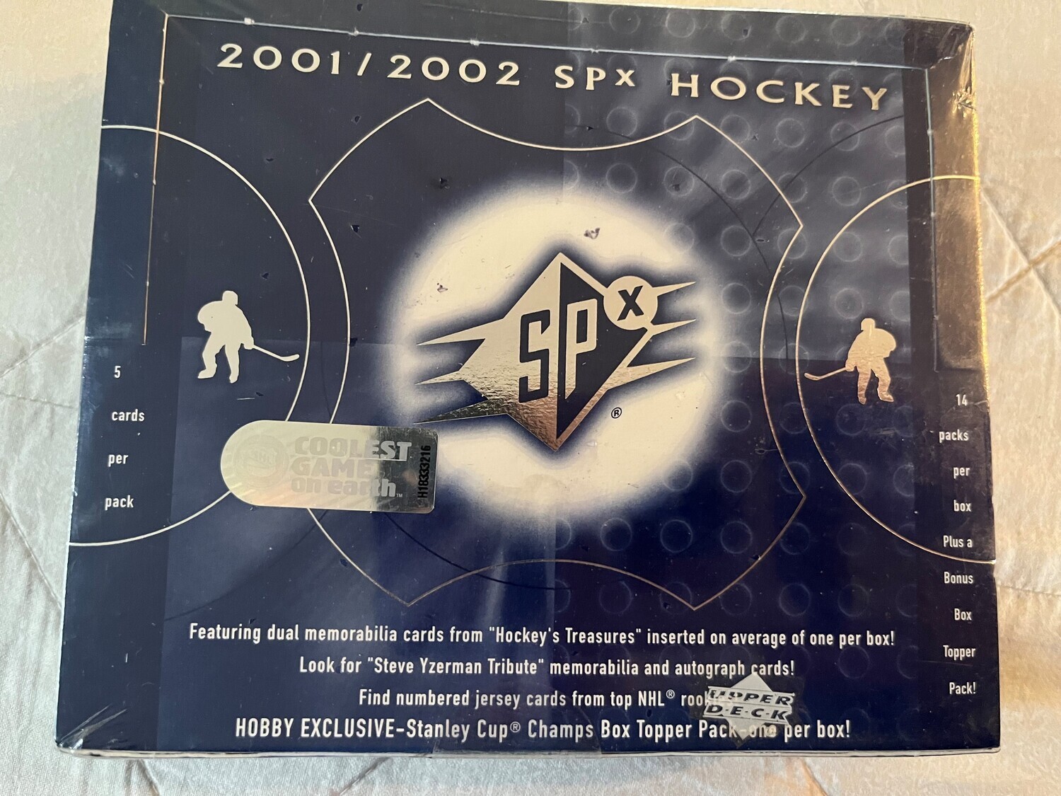 2001-2002 Upper Deck SPX Hockey Hobby Box