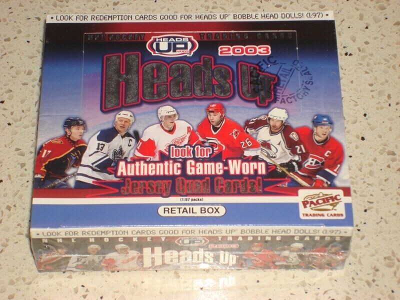 2003 Pacific Trading Cards Heads Up Retail