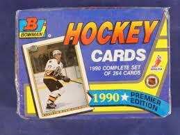 1990 Bowman Hockey Card Set