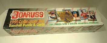 1991 DONRUSS Collectors Set Puzzle & Cards