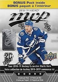 2018-2019 Upper Deck Hockey MVP Blaster