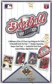 1991 Upper Deck Baseball Low Series Box