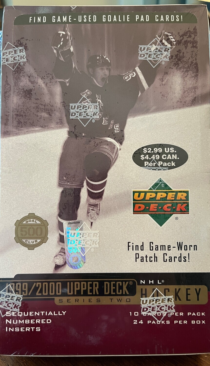 1999-2000 Upper Deck Series 2 Hockey Hobby
