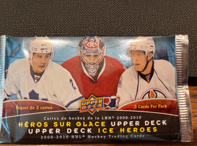 2009-2010 UD Ice Heroes Single Packs X3 Cards
