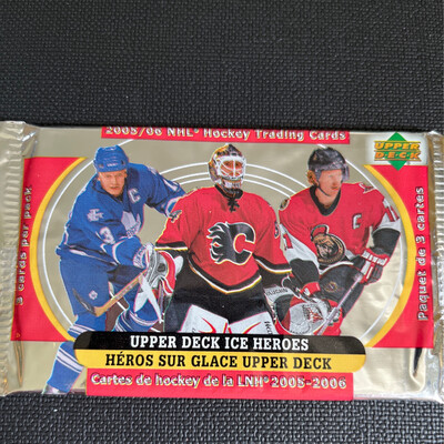 2005-2006 Upper Deck Ice Heroes Single Packs
