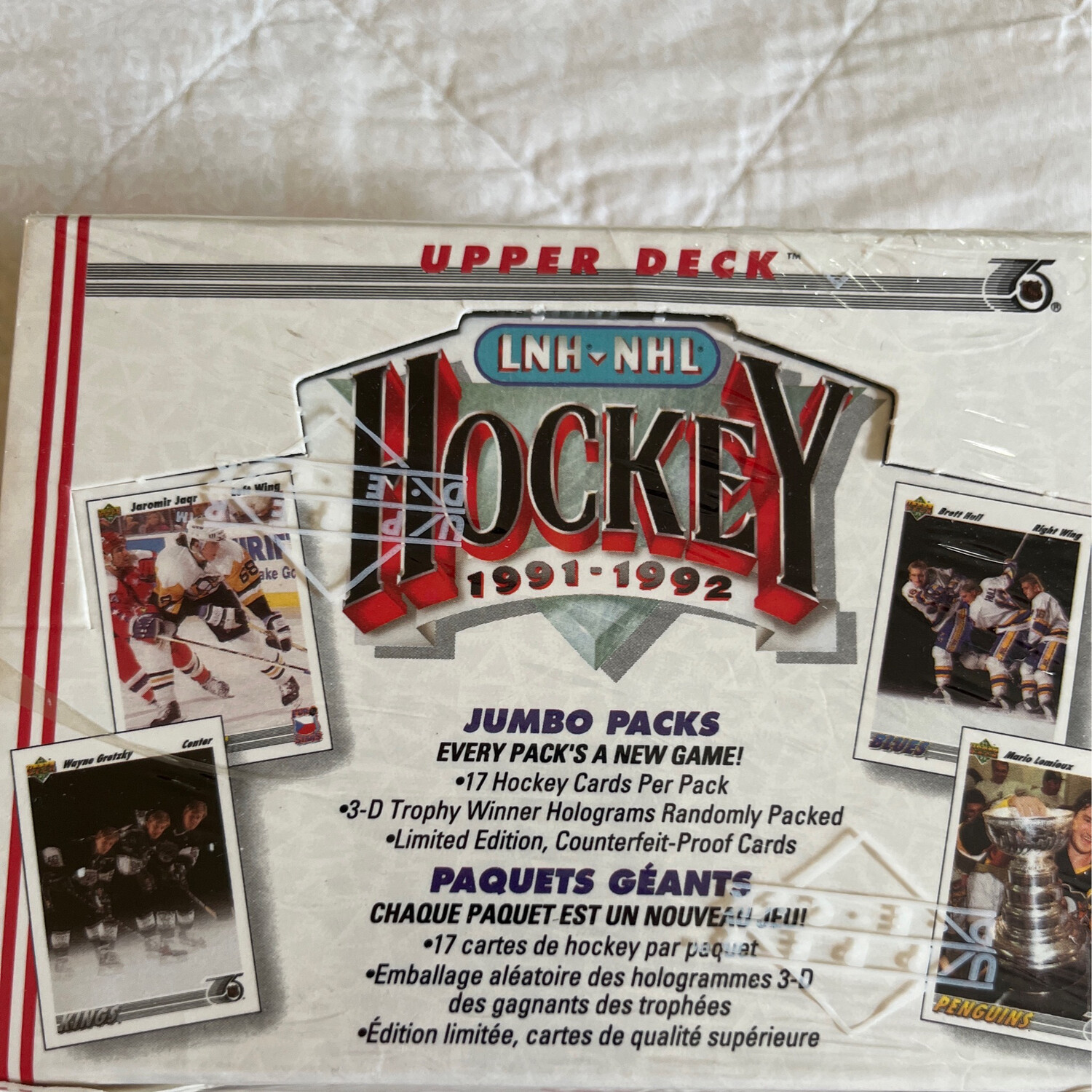 1991-1992 Upper Deck Hockey Jumbo packs