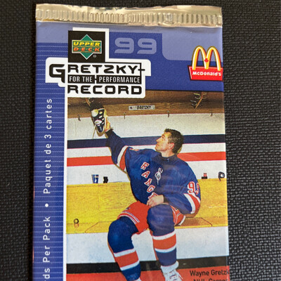1999 Upper Deck Gretzky For The Record Single Packs