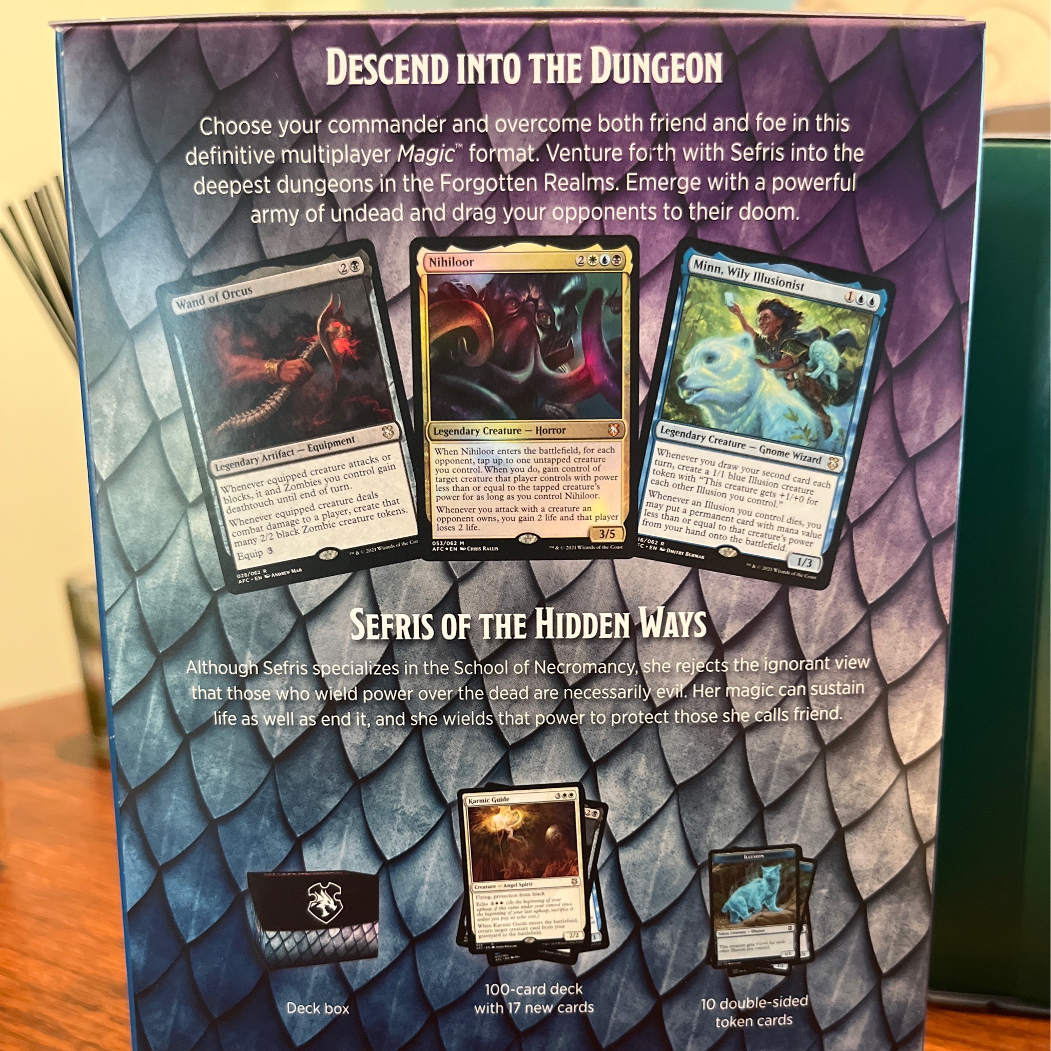 Dungeons & Dragons Commander Deck Dungeons Of Death 2021