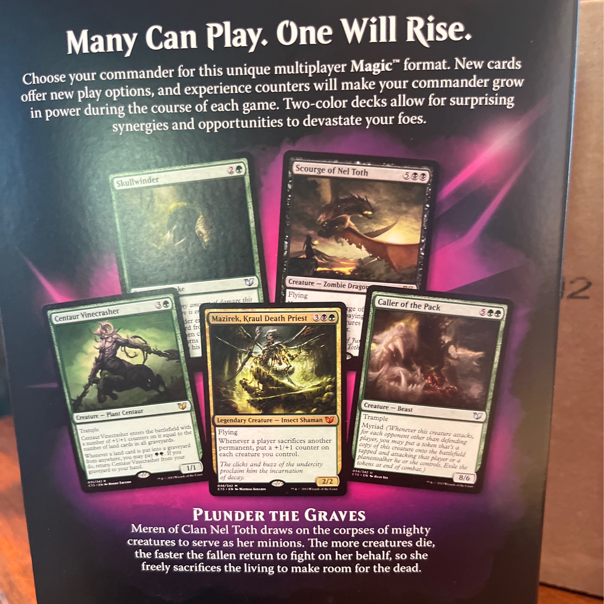 Commander Masters Commander Deck Plunder The Graves 2015