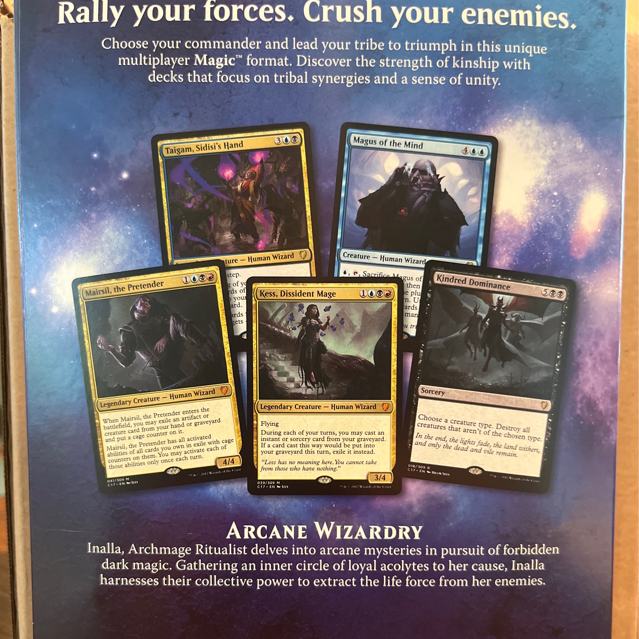 Dungeons & Dragons Commander Arcane Wizardry 2017