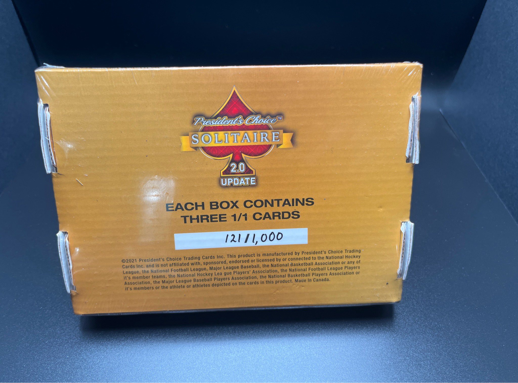 2021 Presidents Choice Solitaire 2.0 Update