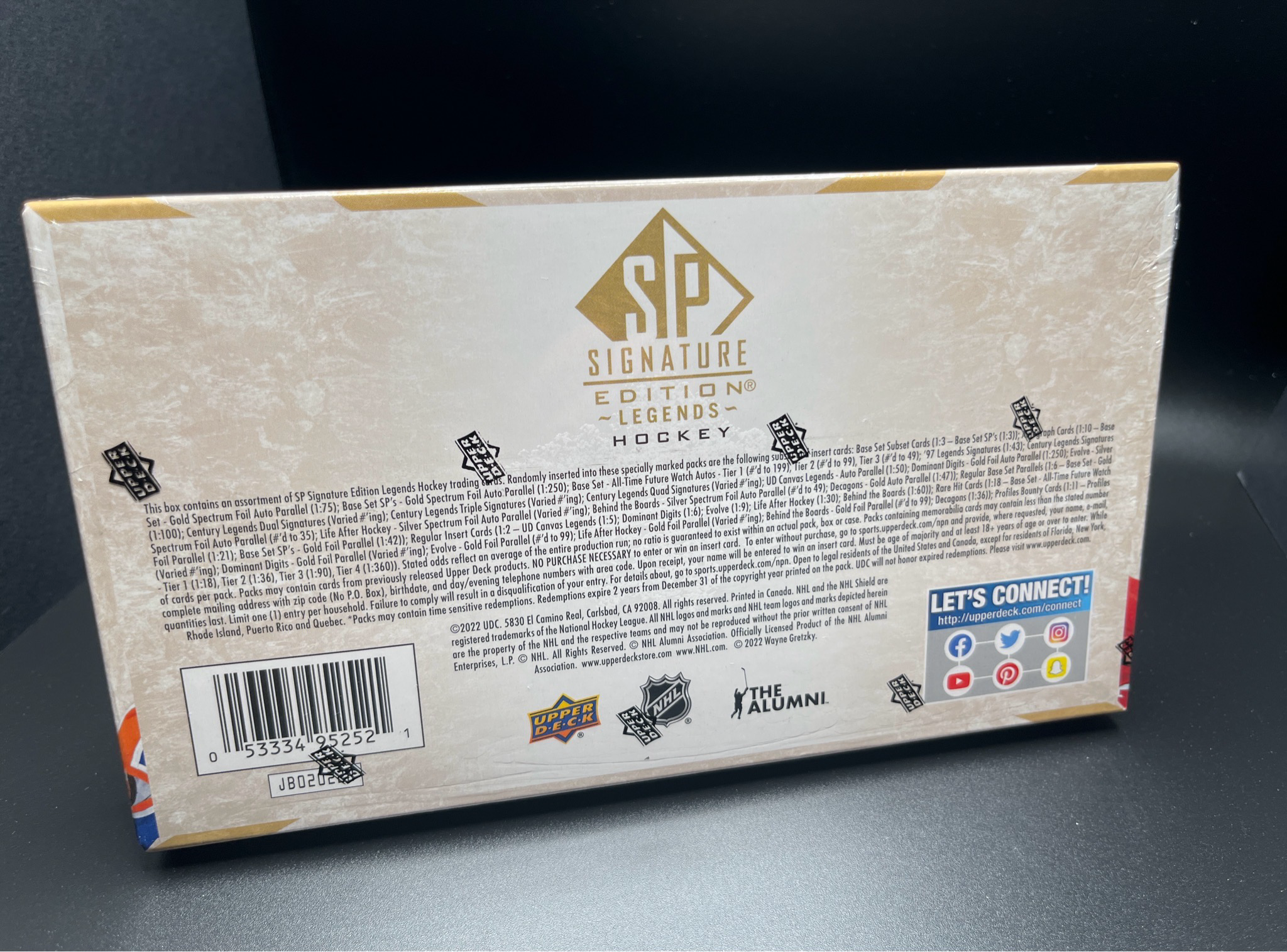 2022 Upper Deck SP Signature Legends Hockey