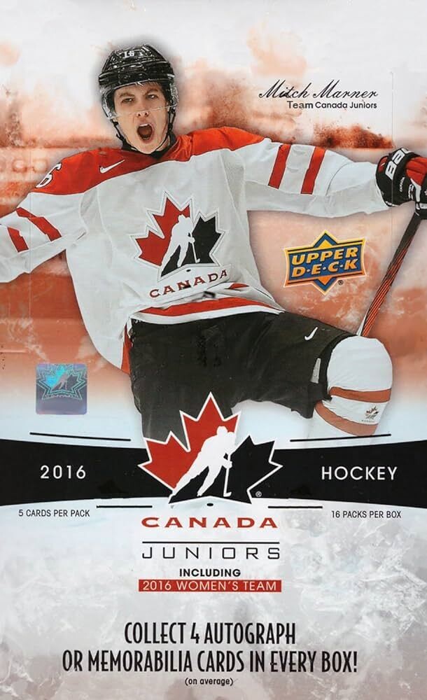 2016 Upper Deck Canada Juniors Hockey