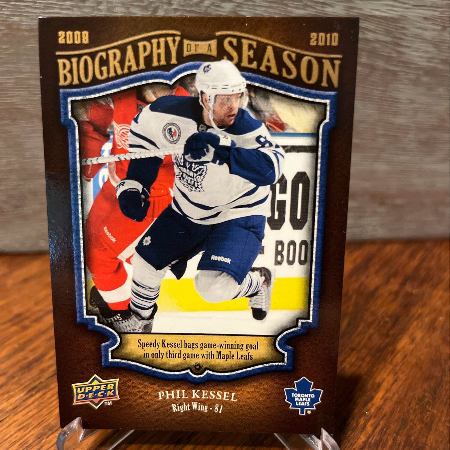 2009-2010 Upper Deck Biography Of A Season-Phil Kessel BOS11