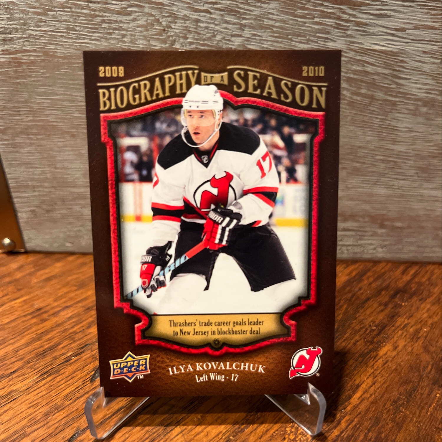 2009-2010 Upper Deck Biography Of A Season-Ilya Kovalchuk BOS23