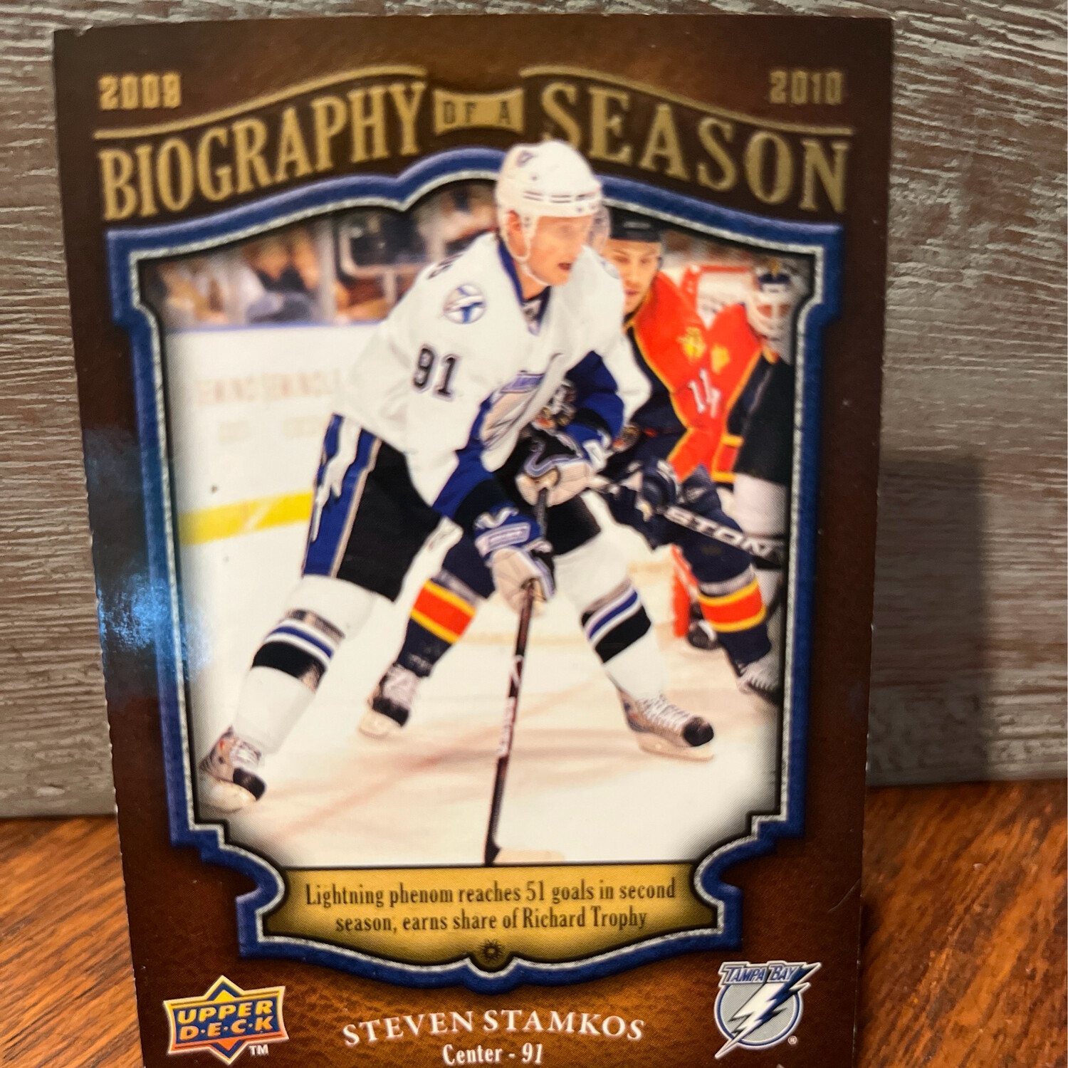 2009-2010 Upper Deck Biography Of A Season-Steven Stamkos