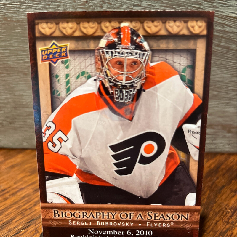 2010-2011 Upper Deck Biography Of A Season /Sergei Bobrovsky BOS13
