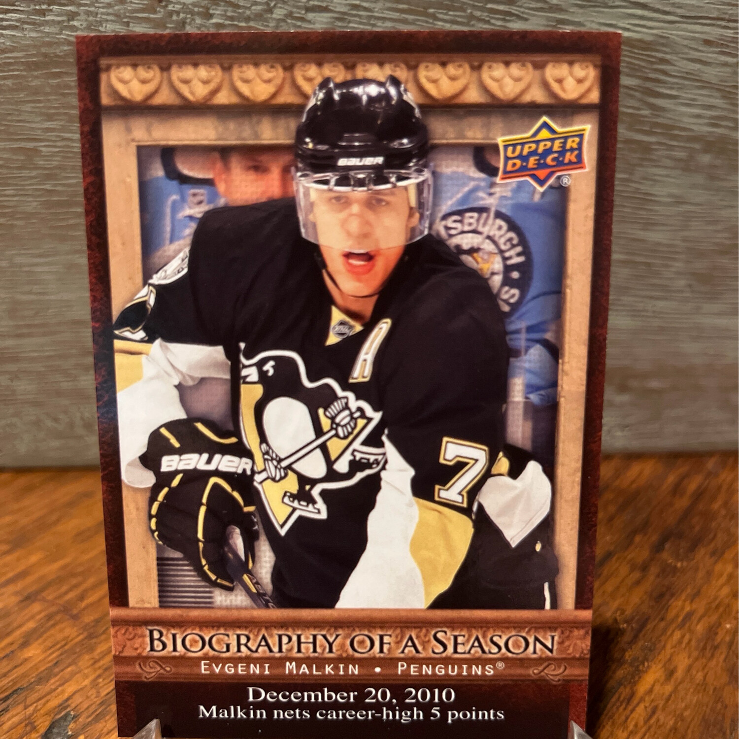 2010-2011 Upper Deck Biography Of A Season/Evgeni Malkin BOS19