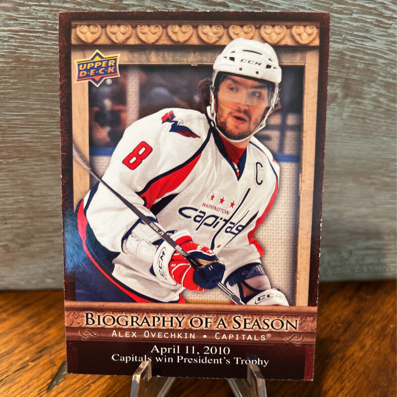 2010-2011 Upper Deck Biography Of A Season/Alex Ovechkin BOS1