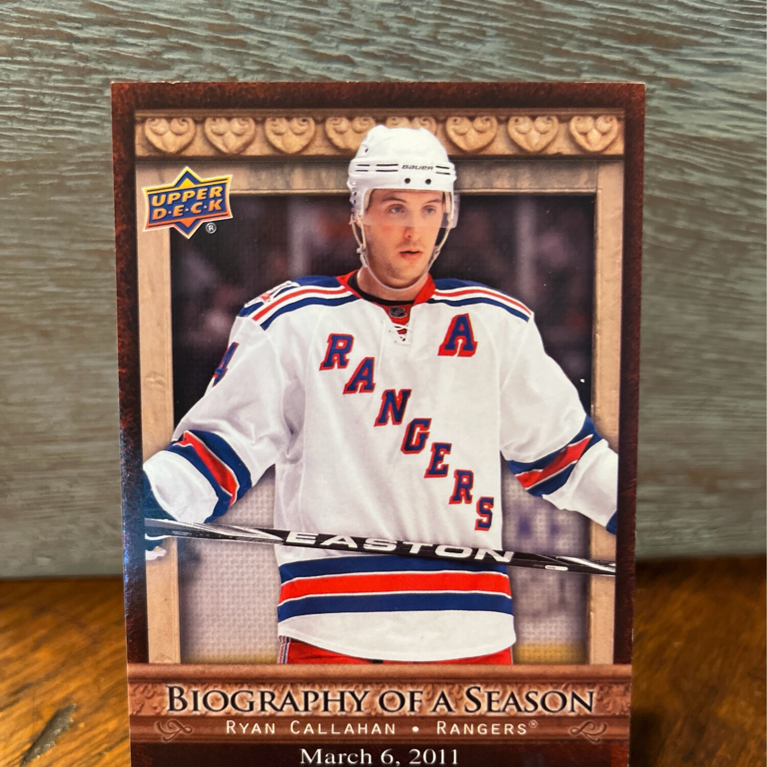 2010-2011 Upper Deck Biography Of A Season/Ryan Callahan BOS27