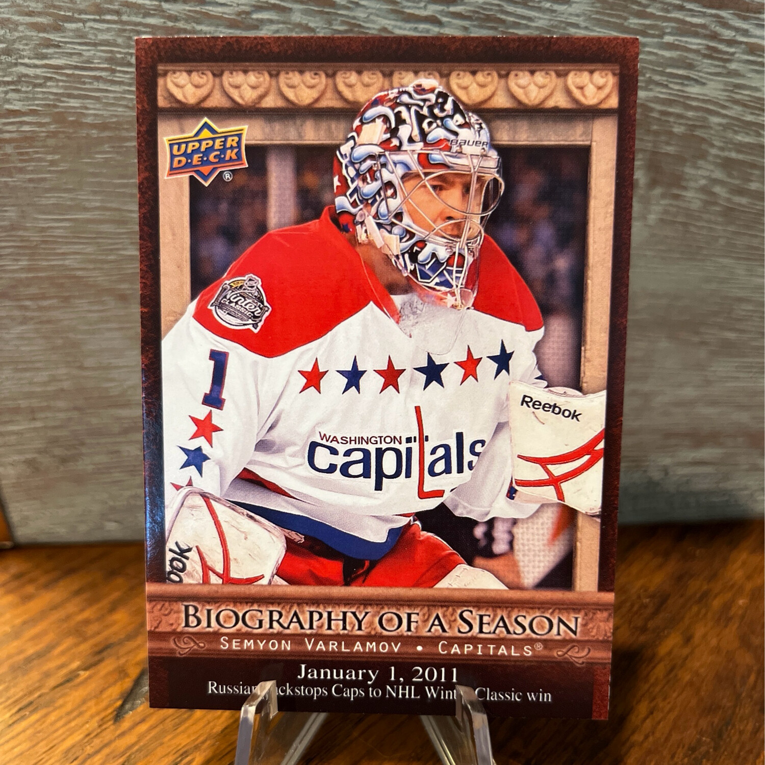 2010-2011 Upper Deck Biography of A Season/Semyon Varlamov BOS21
