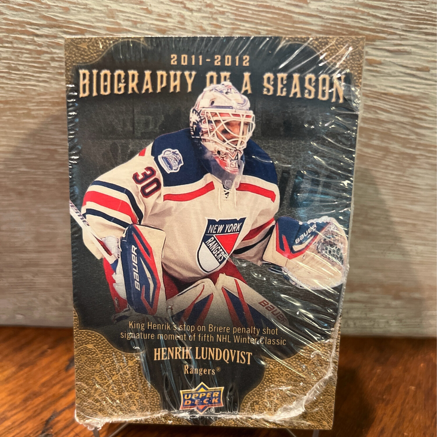 2011-2012 Upper Deck Biography Of A Season/Henrik Lundqvist BOS21