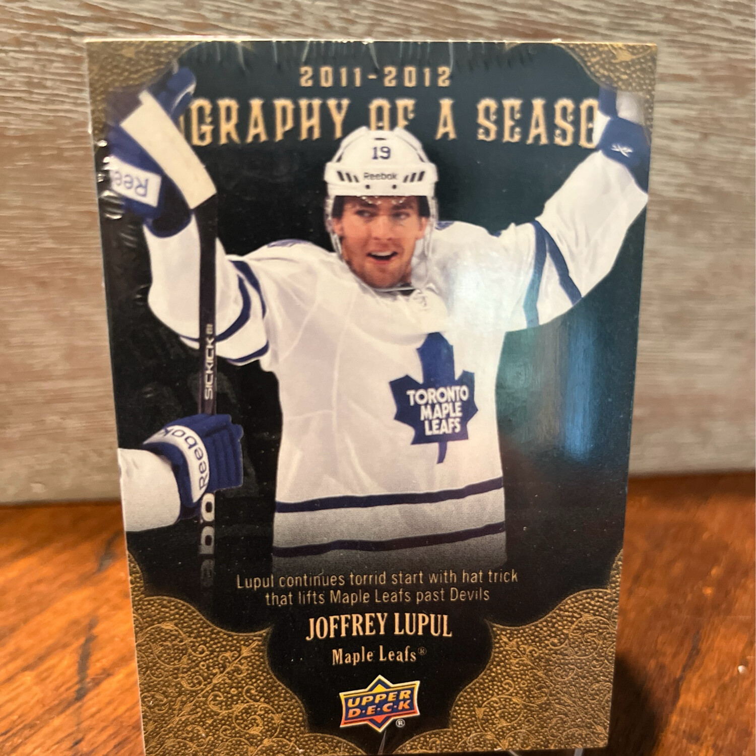 2011-2012 Upper Deck Biography of A Season/ Joffrey Lupul BOS13