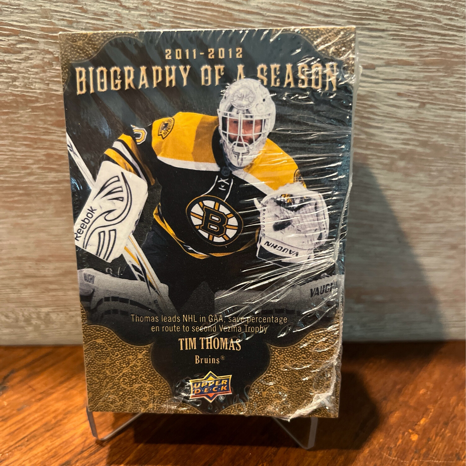 2011-2012 Upper Deck Biography Of A Season/Tim Thomas BOS1