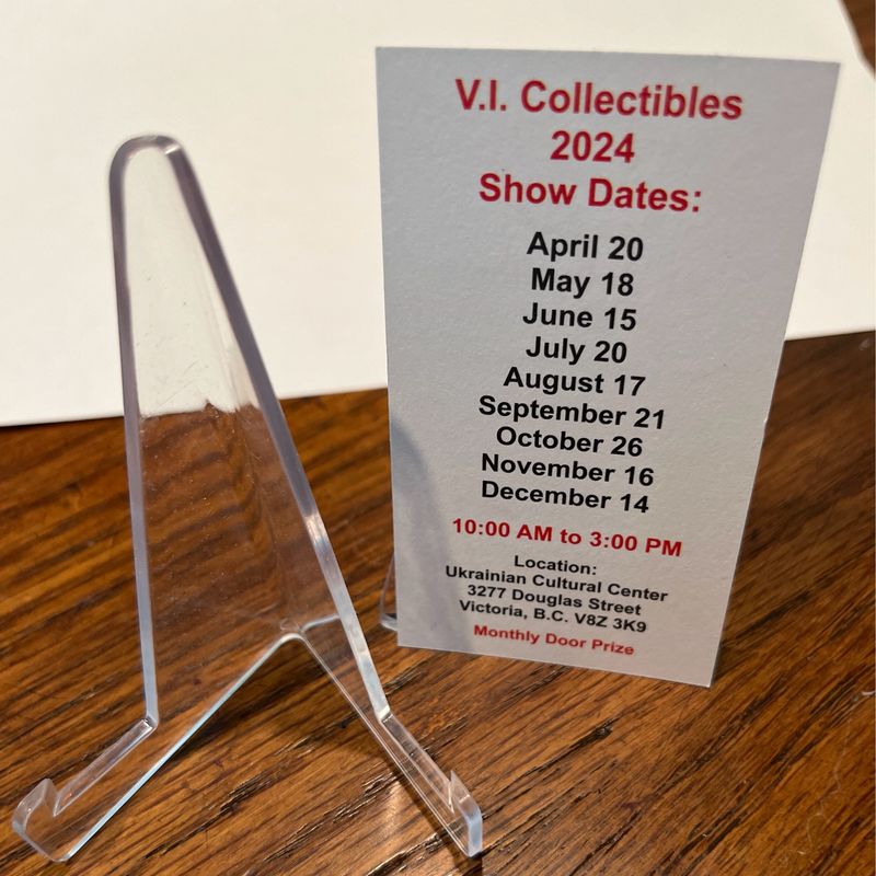 Clear Plastic Stand For Single Card