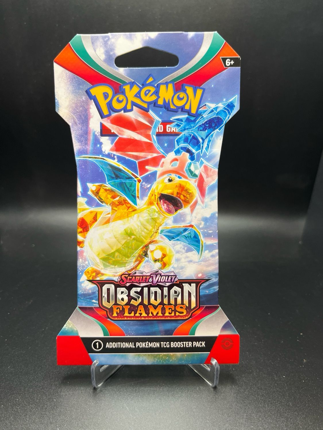 Obsidian Flame Sleeved Booster Pack (Random Art)