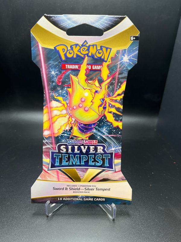 Silver Tempest Sleeved Booster Pack (Random Art)