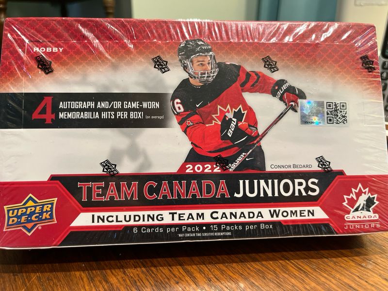 2022 Upper Deck Team Canada Juniors Hobby