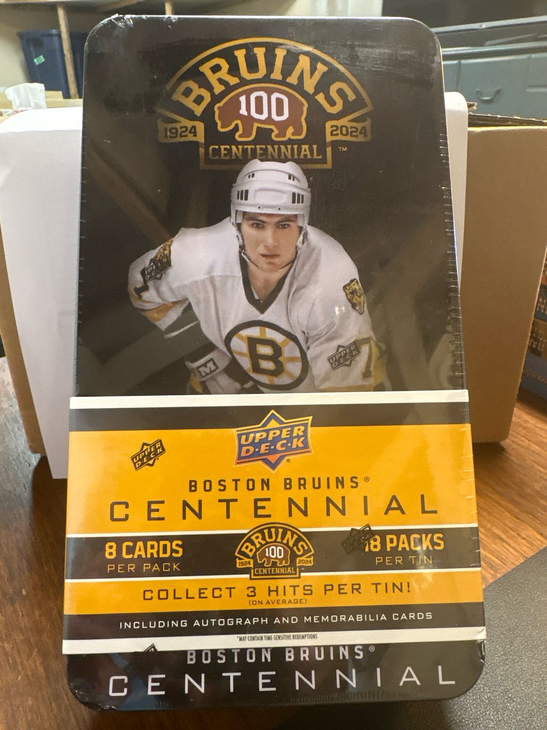 2024 Upper Deck Boston Bruins Centennial Tins