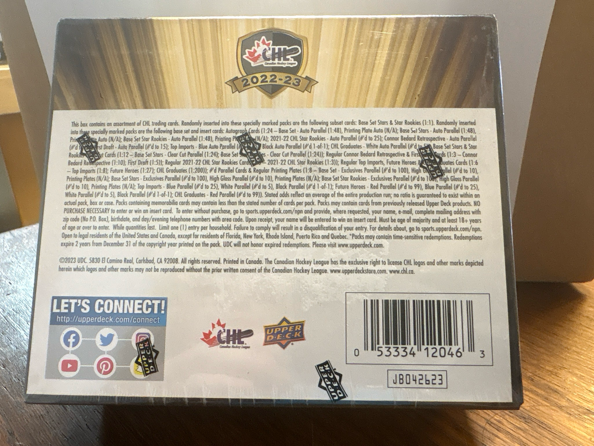2032-23 Upper Deck CHL Hockey